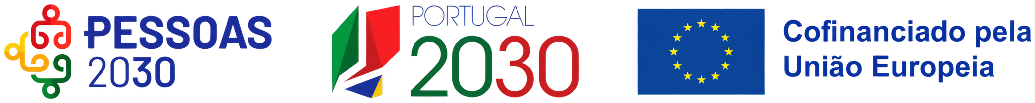 Pessoas 2030 · Portugal 2030 · Cofinanciado pela União Europeia